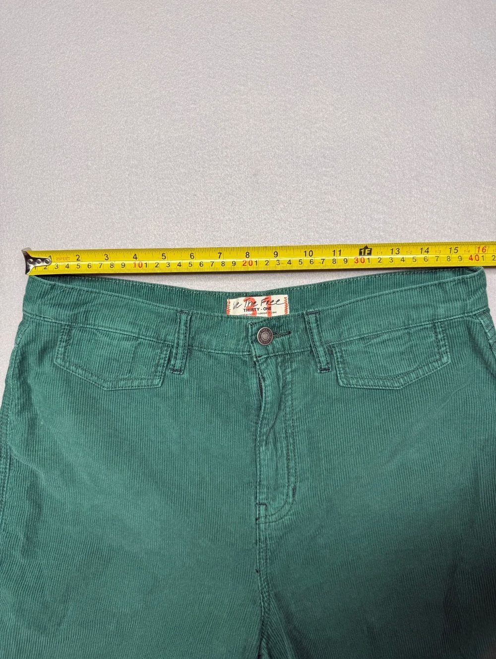 The Free Green Corduroy Pants Regular M - Picture 8 of 11